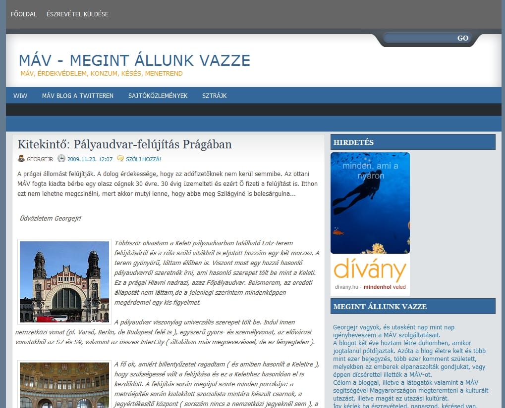 Pályaudvar-felújítás Prágában