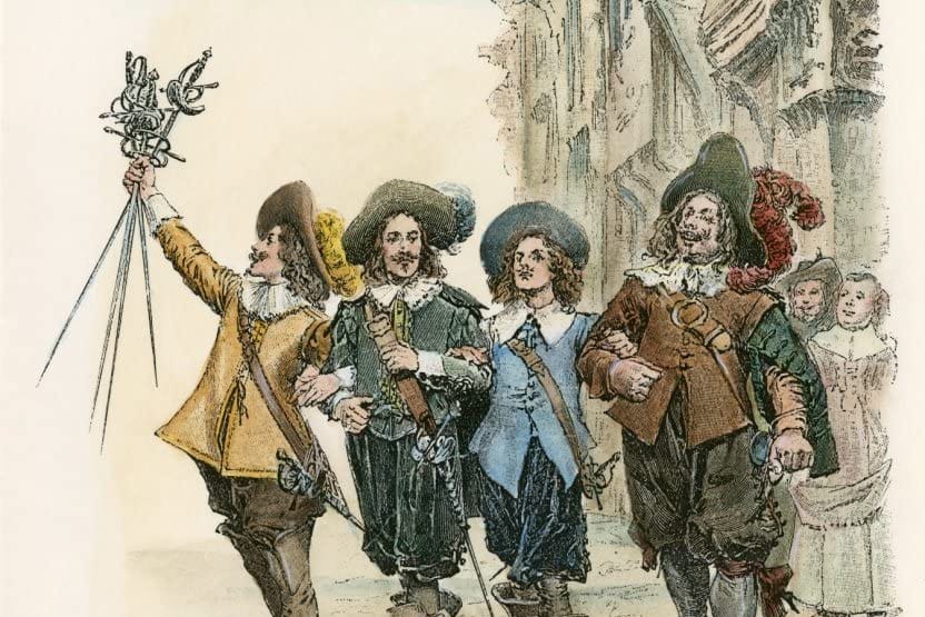 Kalandos volt az igazi D'Artagnan élete is, de sosem harcolt együtt a három testőrrel