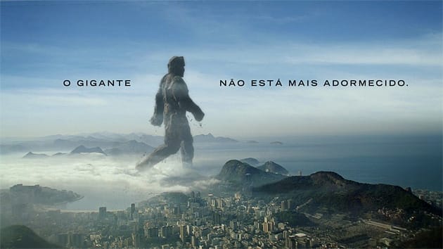 Amikor a brazilok óriása elindul (videó)