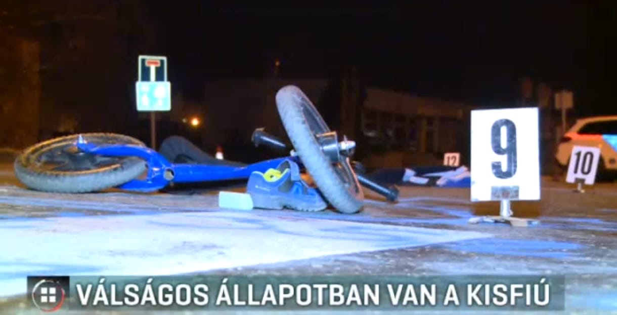 Még mindig válságos az állapota a fiúnak, akit édesanyjával együtt gázoltak el, és hagytak ott
