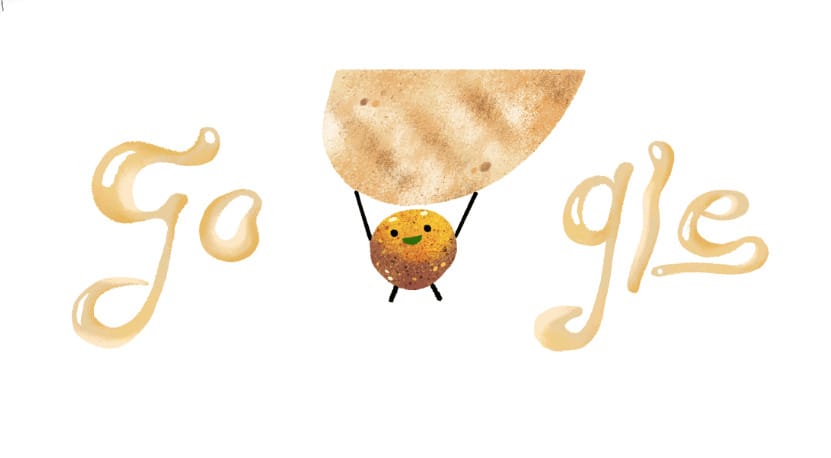 Miért vannak mosolygó gombócok a Google főoldalán? Ünnepeljük a falafelt!