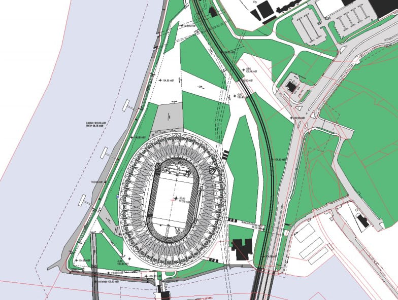 Hatásvizsgálat nélkül épül gát a Dunán az atlétikai stadion miatt
