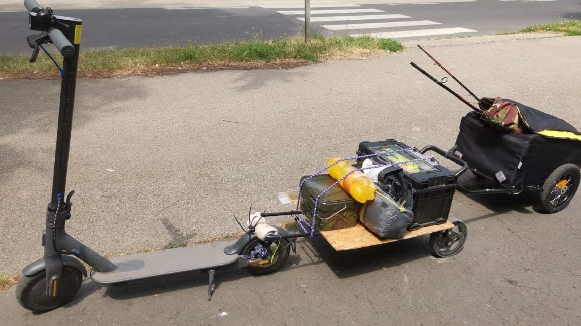 Roller, gumipók és gyorskötöző: barkács szerelvényével indult pecázni egy 14 éves fiú