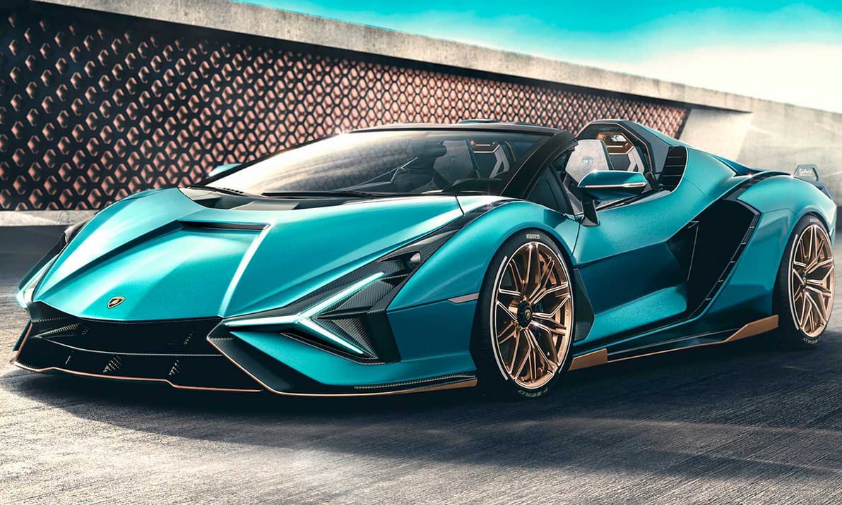 Leleplezték a hibrid Lamborghini hiperautó nyitott tetős változatát
