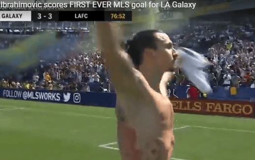 Ibrahimovic iszonyatos góllal mutatkozott be Los Angelesben