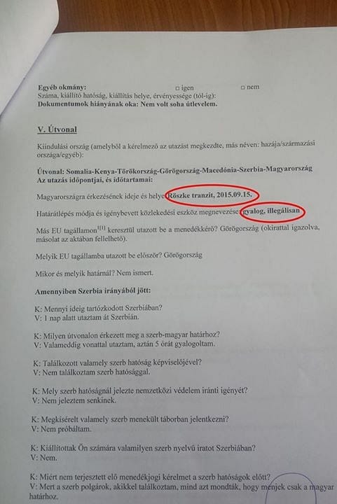PM: átverik a menekülteket egy dokumentum aláíratásával – fotó