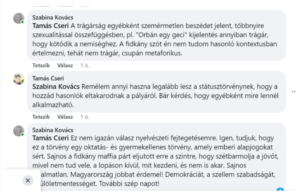 Megbánta a hódmezővásárhelyi fideszes, hogy kommentben reménykedett egy tanár távozásában