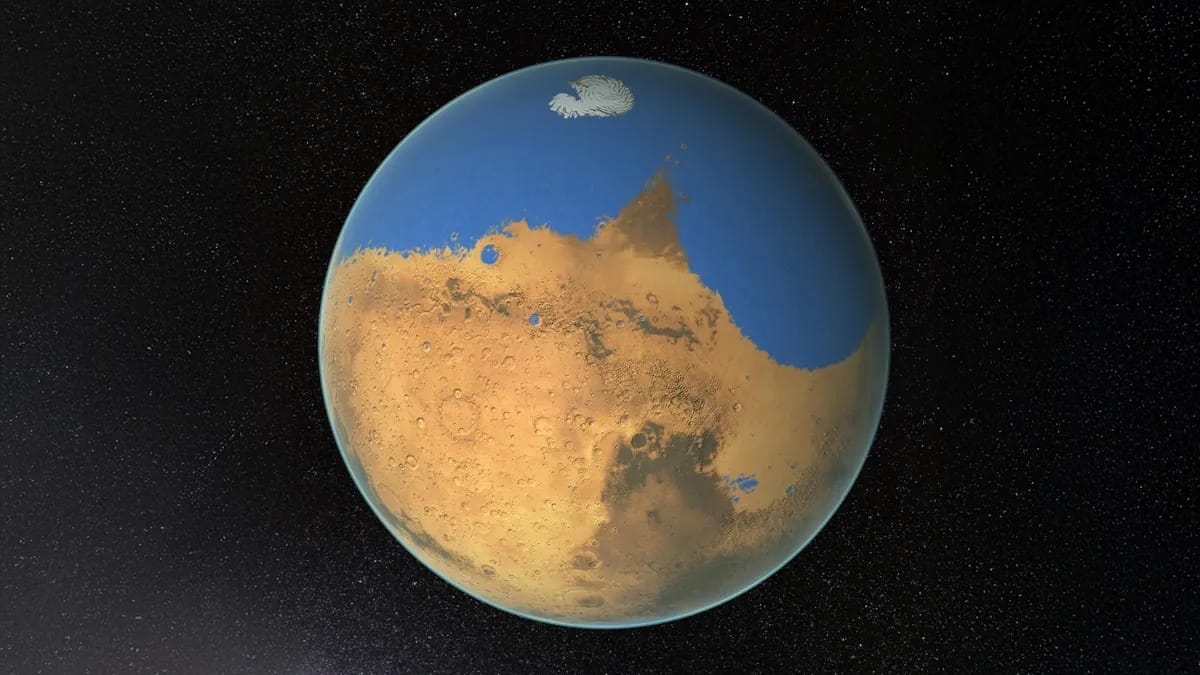 Óriási jeges óceán volt a Mars felszínén, 230 millió év alatt tűnhetett el