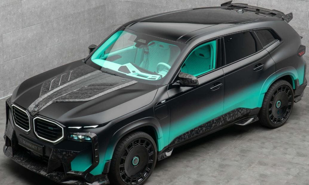 Fekete–türkiz szörnyeteg: a Mansory megalkotta eddigi legvadabb BMW-jét