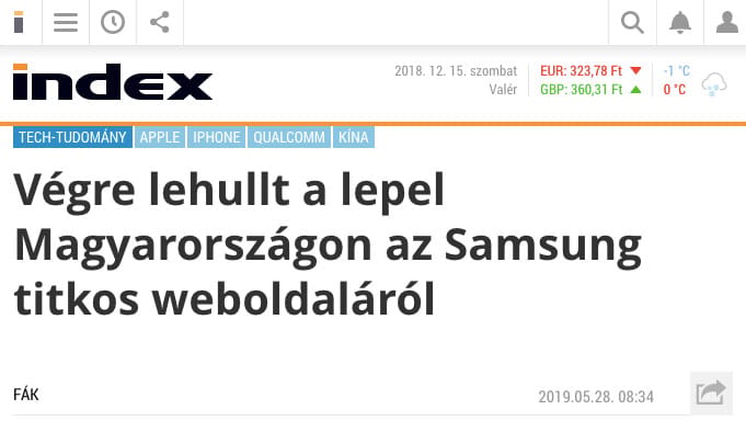 Nehogy bedőljön a kamu Index-cikknek a Facebookon, lenyúlhatják a pénzét ismeretlenek
