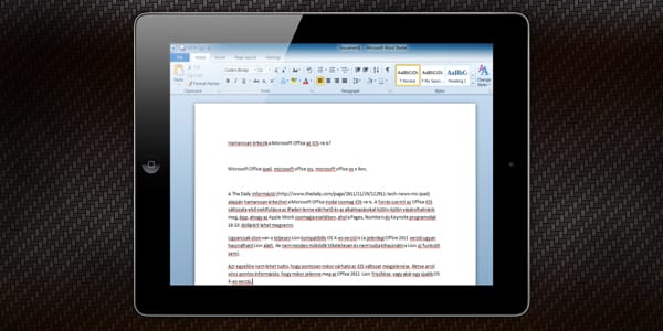 Hamarosan érkezik a Microsoft Office az iOS-re (iPadre) is?
