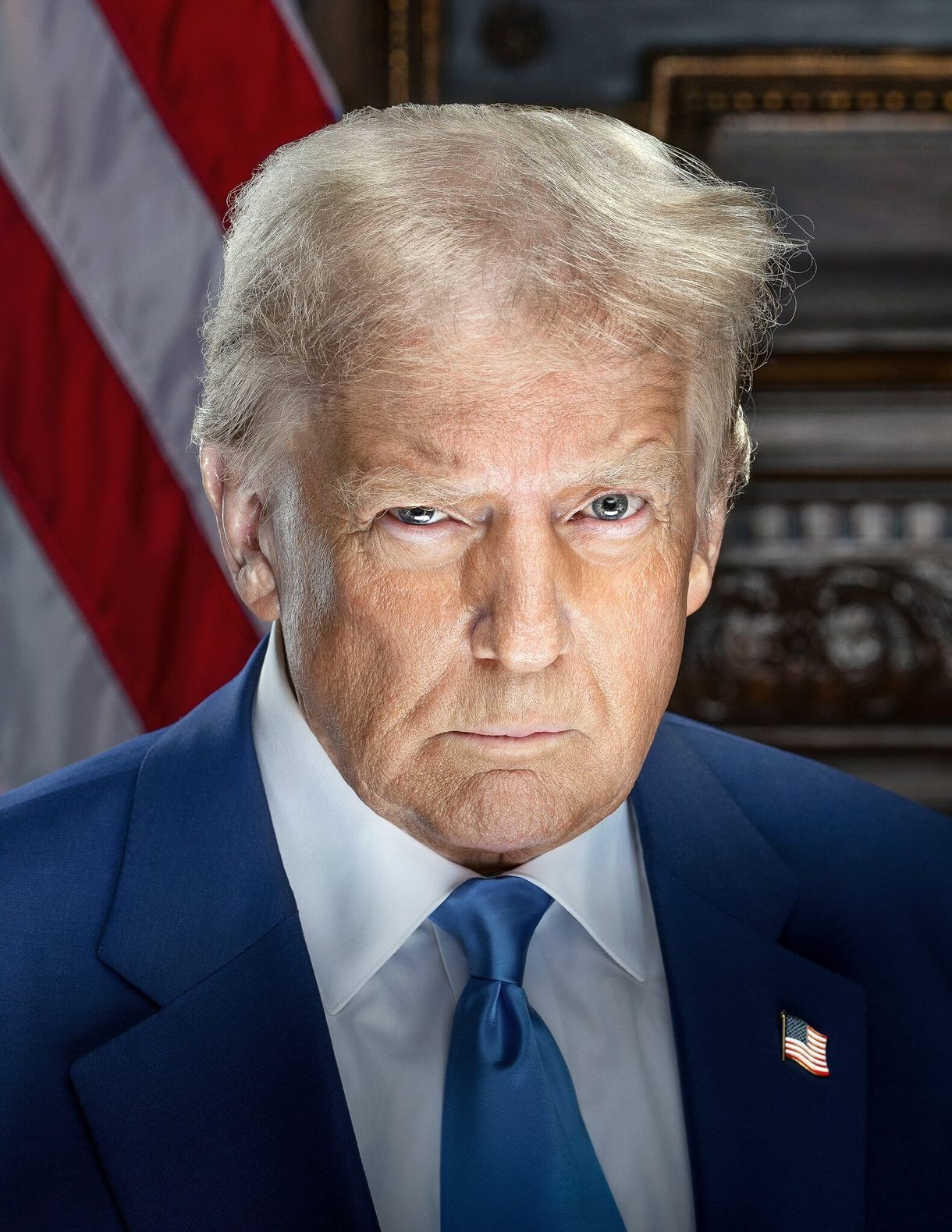 Elkészült Trump hivatalos elnöki portréfotója