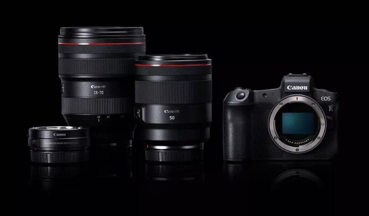 Itt a Canon új tükör nélküli csúcskamerája, az EOS R