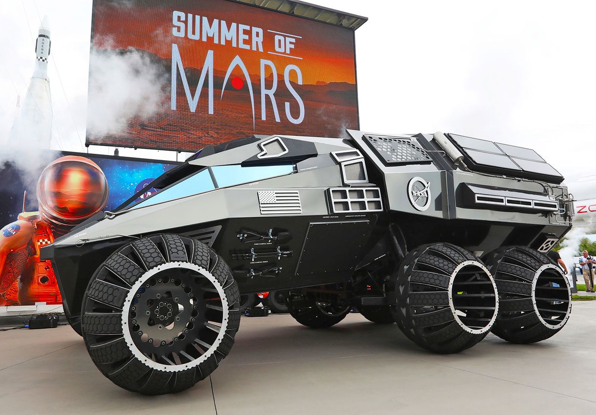 Olyan marsjáró autót épített a NASA, mintha egy filmből lépett volna elő