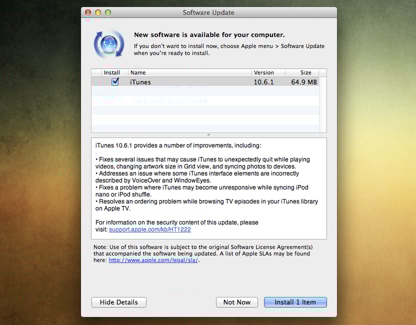 Letölthető az iTunes 10.6.1