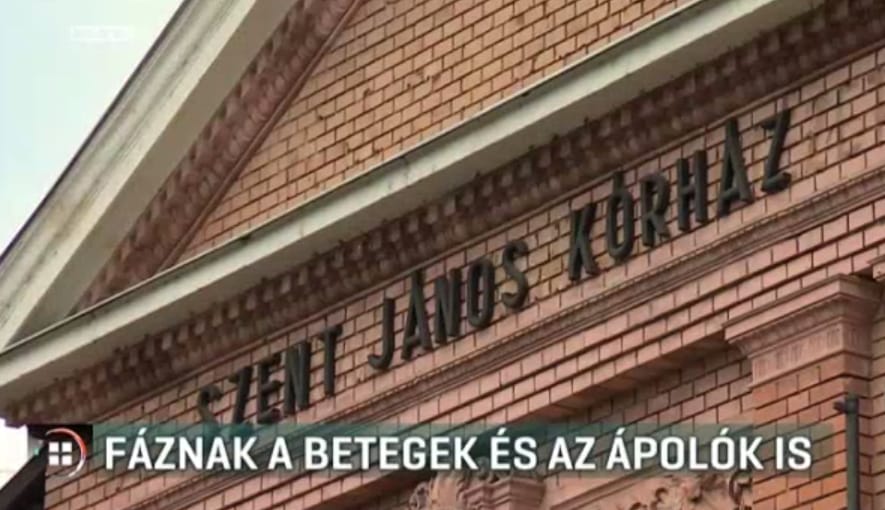 Elromlott a kazán, fáznak a betegek a Szent János Kórházban