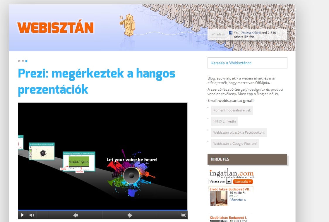 Itt a Prezi legújabb fejlesztése: hangos prezentáció