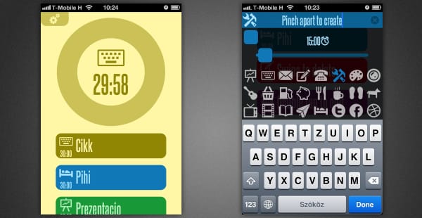 Osszuk be az időnket hatékonyan, az iPhone vagy iPad segítségével