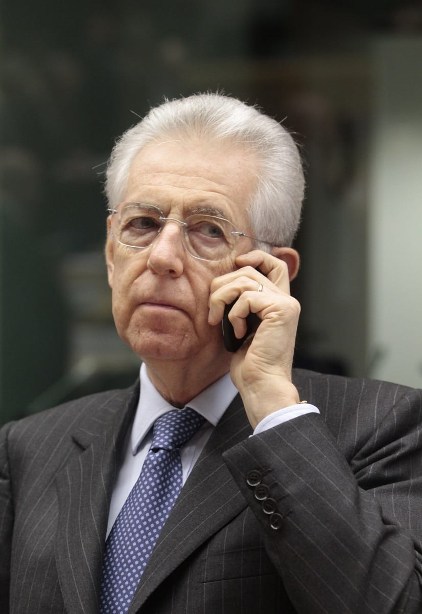 Lemondott az olasz kormányfő, Mario Monti