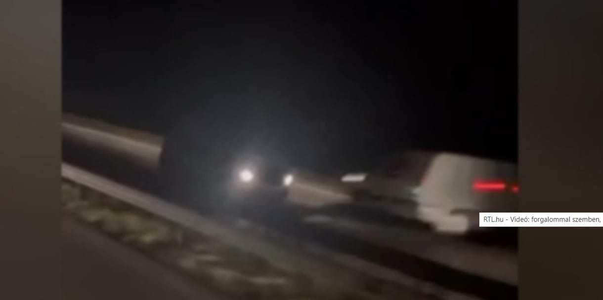 Kilencvennel száguldott forgalommal szemben valaki az M5-ösön – videó