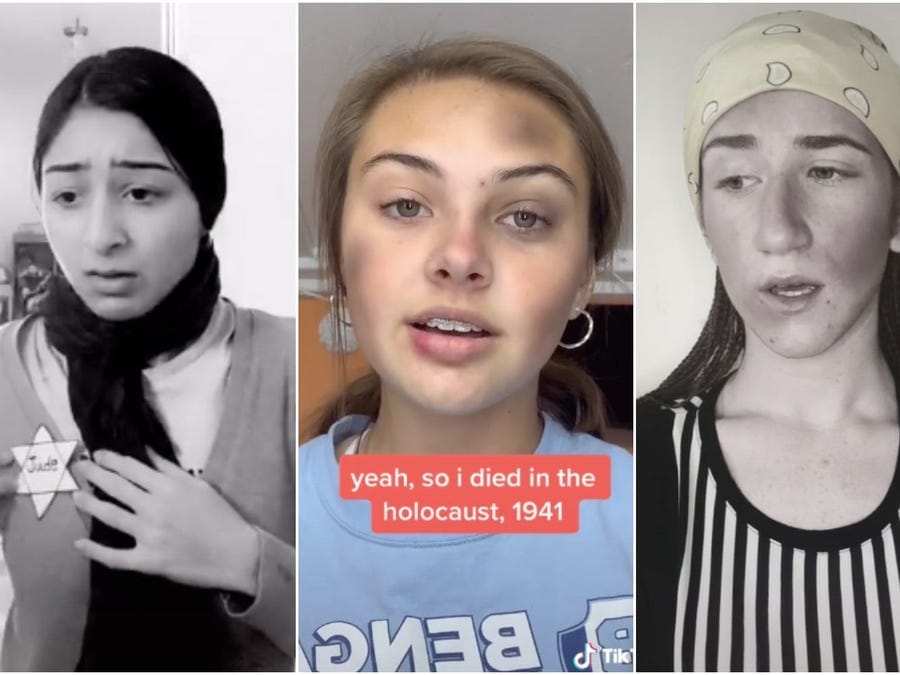 Auschwitzi áldozatoknak sminkelik magukat a tinik a TikTokon