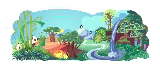 Top 50 Google Doodle 2011-ből