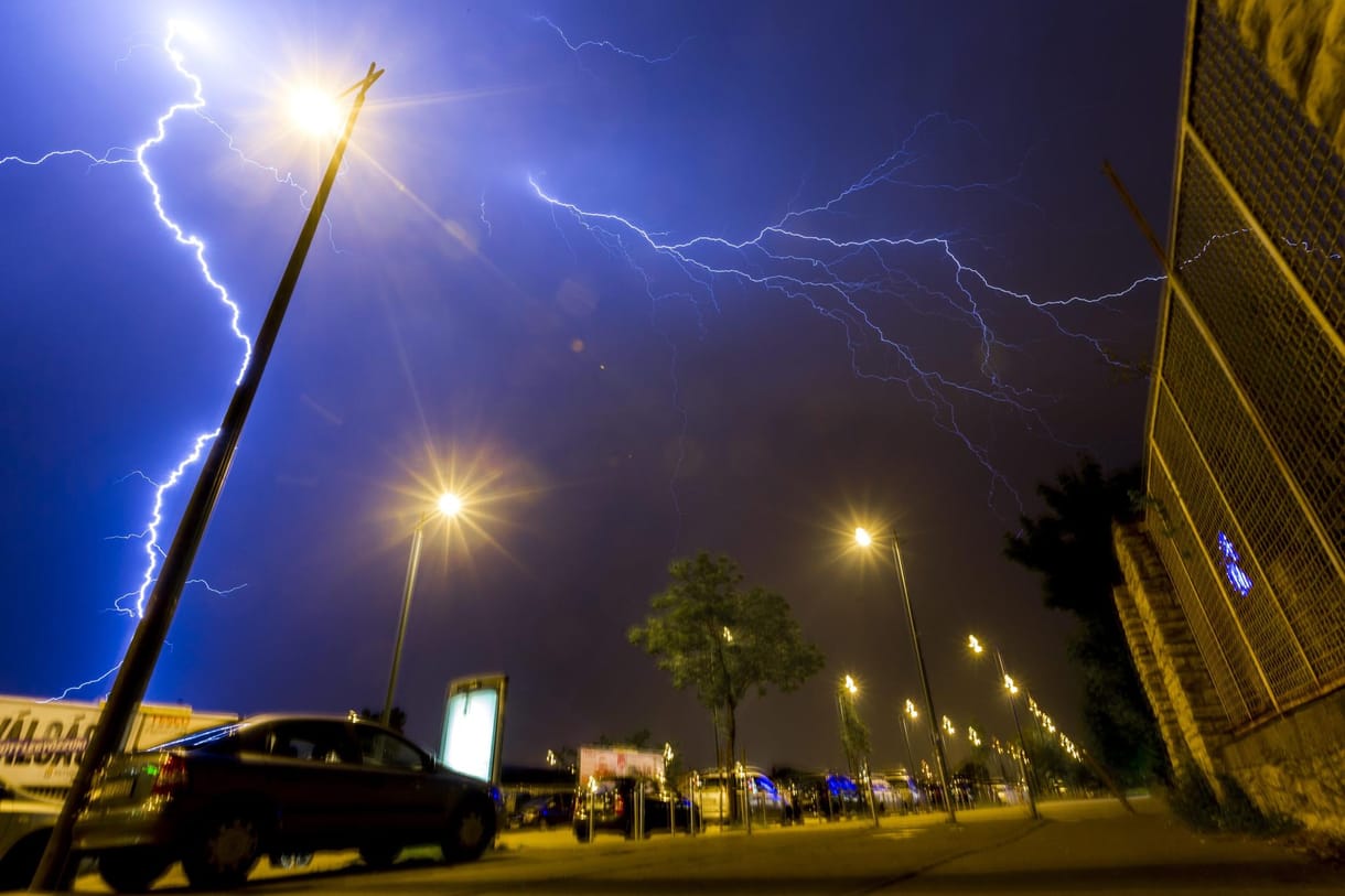100 kilométeres széllel tört be tegnap a vihar – fotó