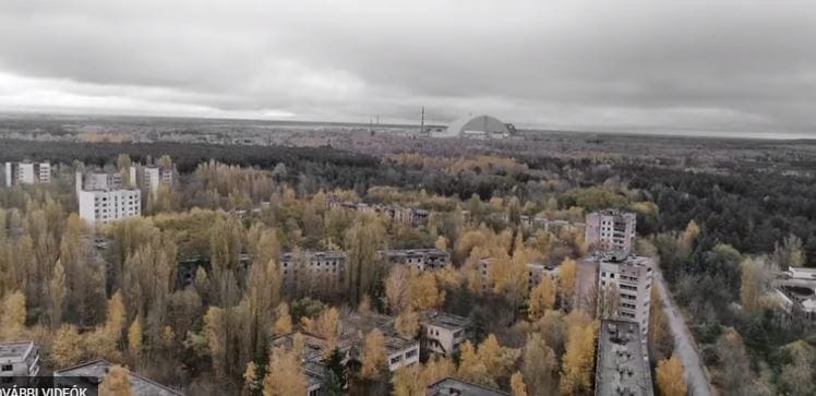 Megdöbbentő videó a csernobili szellemvárosról – mindez egy új klipben