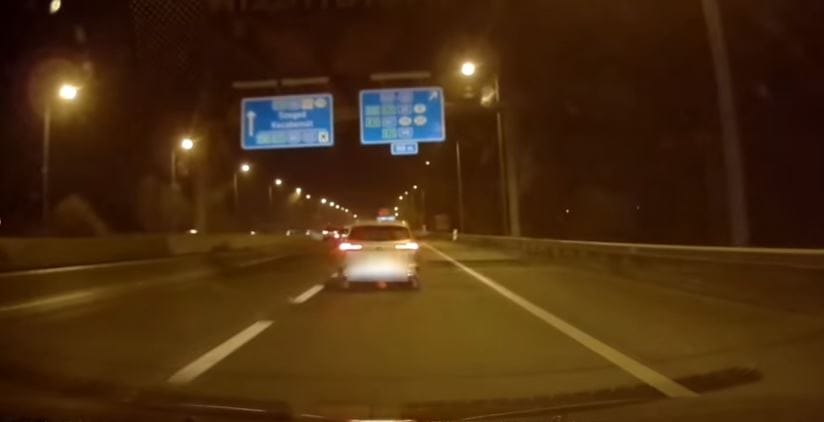 Hatszázezres bírságot kapott egy sofőr, aki egy palackot dobott egy másik autós elé