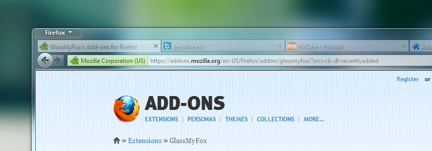 Így tehetjük áttetszővé a Firefoxot!