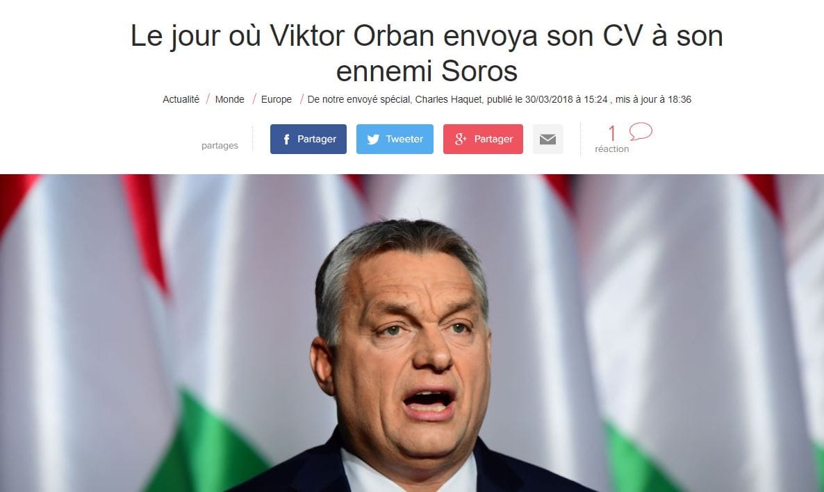 Így pályázott 30 éve Orbán Soros-ösztöndíjra - a L'Express dokumentumokkal állt elő