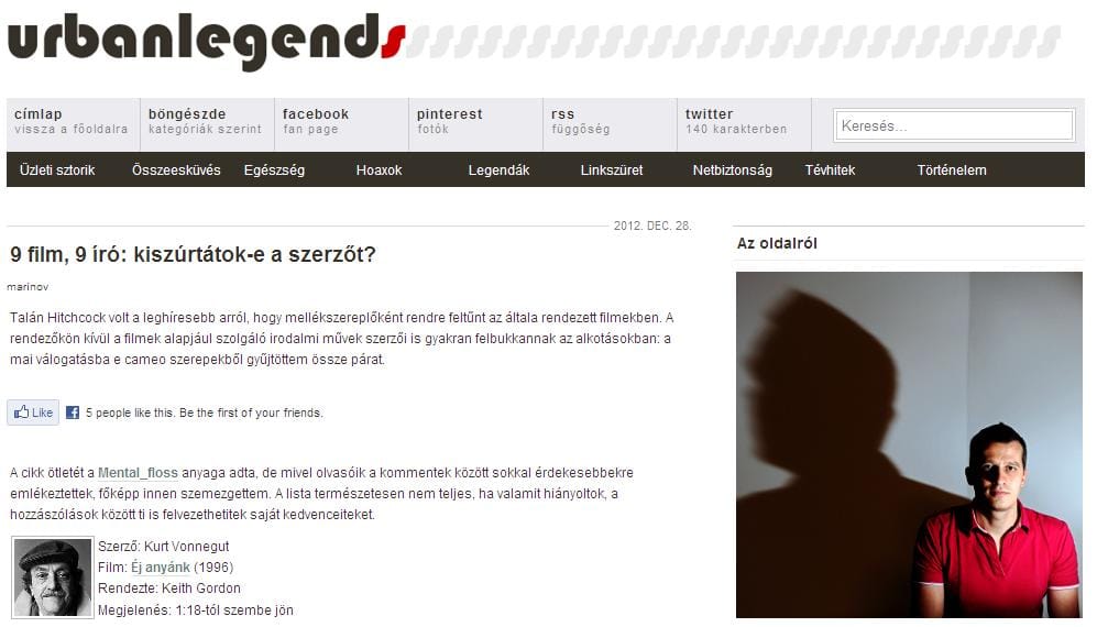 Videolista: híres szerzők cameo szerepben