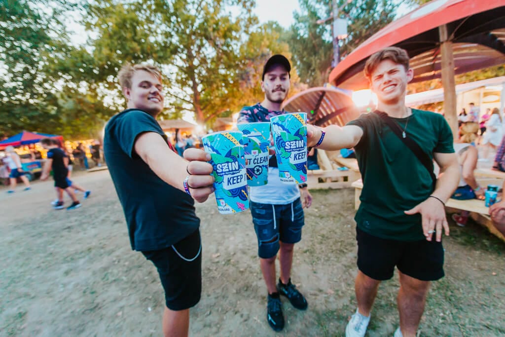 A Sziget Fesztivállal ellentétben a SZIN-en visszaadják a repohár teljes árát