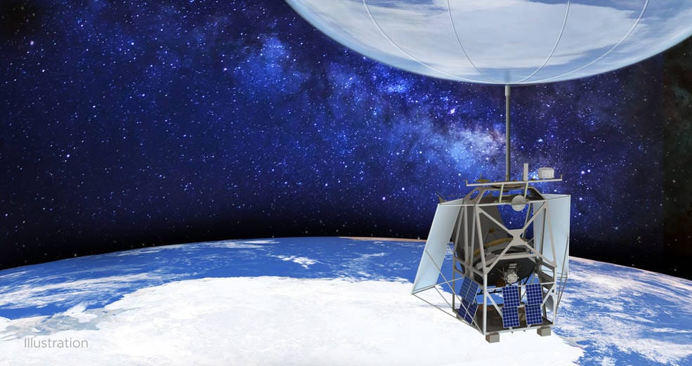 A NASA 40 000 méter magasra küld fel egy tükröt egy focipálya méretű léggömbbel