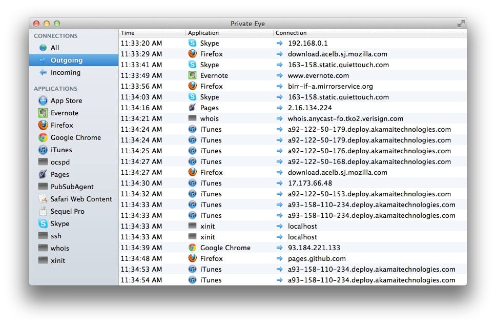 A hét Mac programja: hálózati kapcsolatok figyelése OS X alatt, egyszerűen