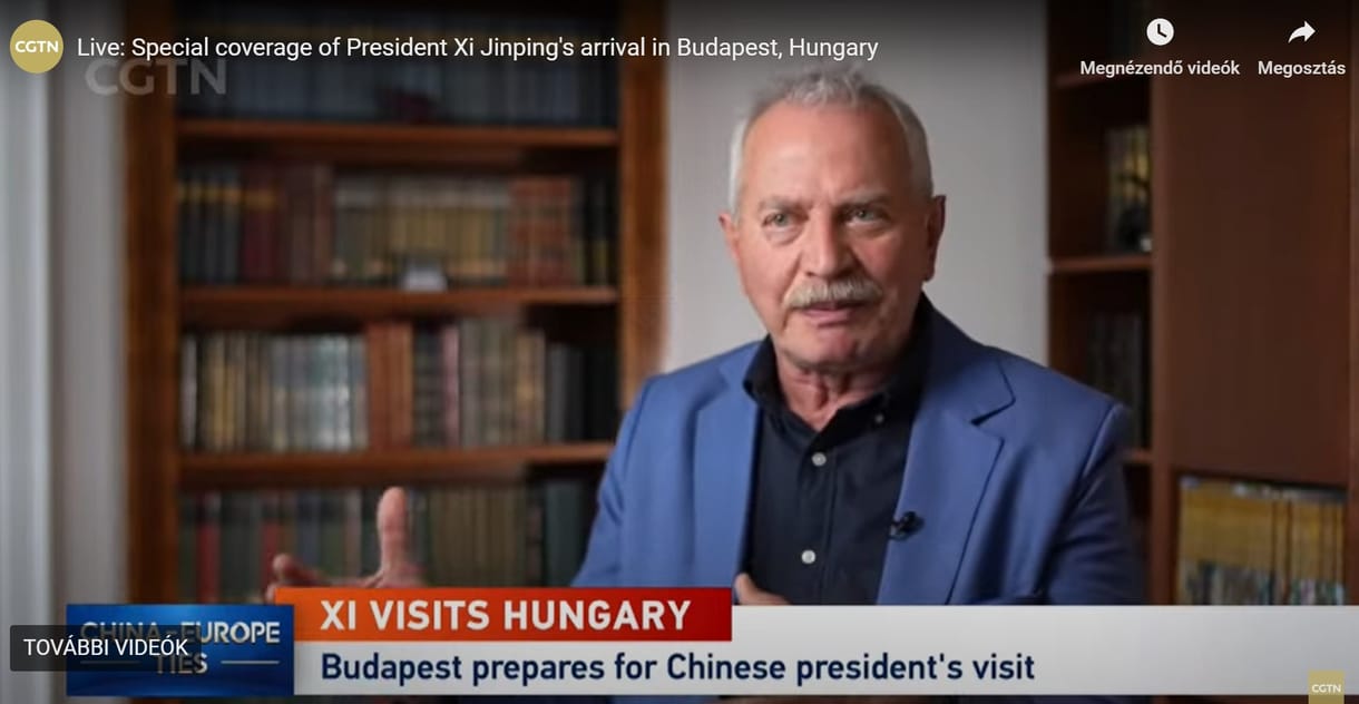 Bencsik és az MTVA riportere is feltűnt a Kínai Kommunista Párt propagandacsatornáján, nem is okoztak csalódást (videóval)