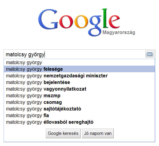 Ki váltsa Matolcsyt? Segít a Google!
