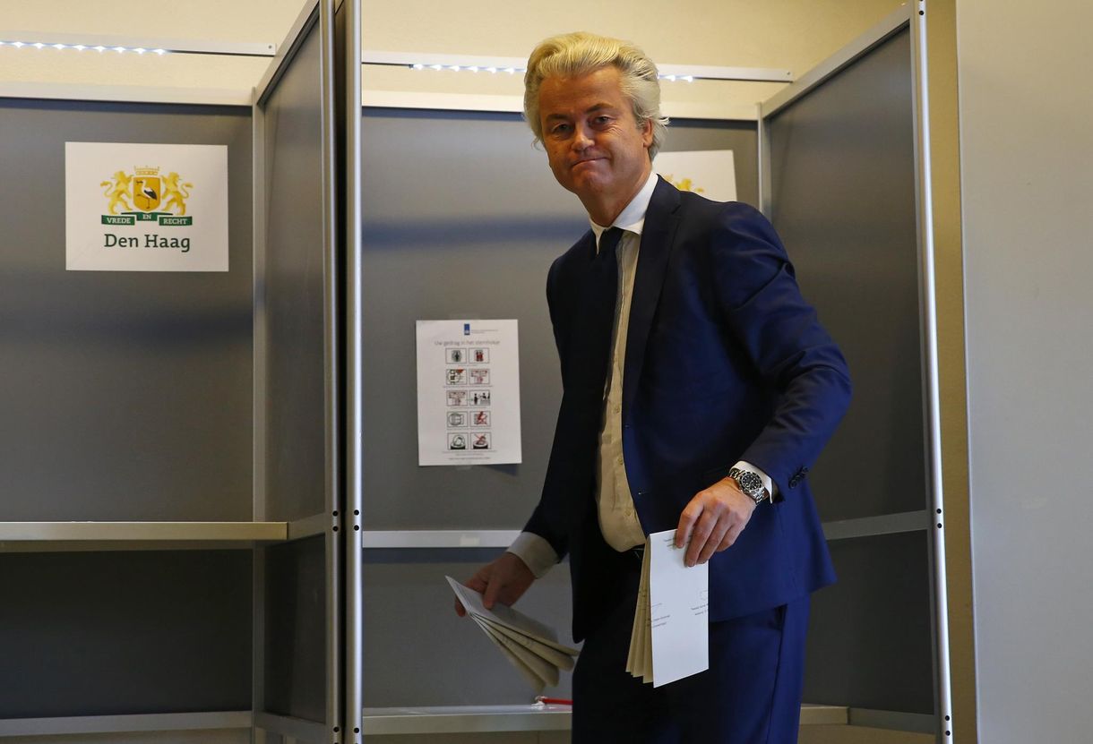 Kemény ellenállásra készül a választáson vesztes Wilders