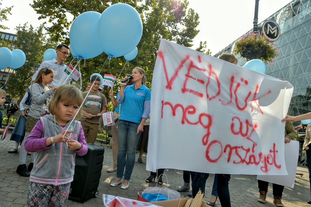 Vérszegényre sikeredett a fideszes családok kvótaellenes demonstrációja