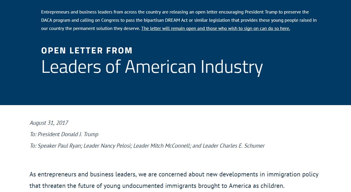 Trumpnak írt levelet a GM, az Apple és az Uber feje