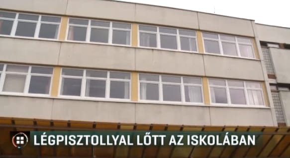 Tizenhárom éves diák sütött el egy légpisztolyt egy szombathelyi iskolában