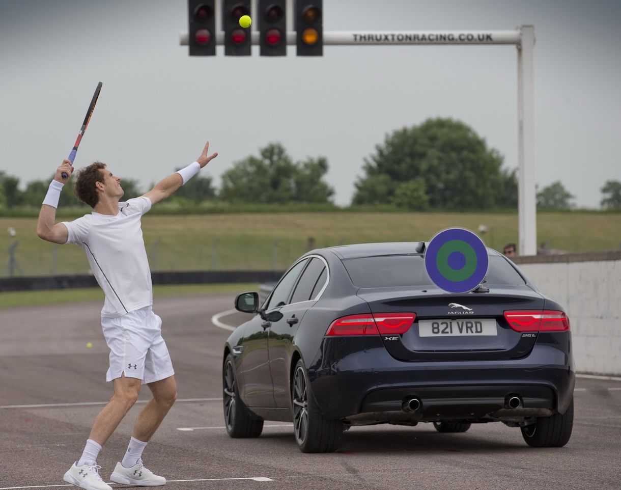 Andy Murray vagy egy Jaguar a gyorsabb? – Videó