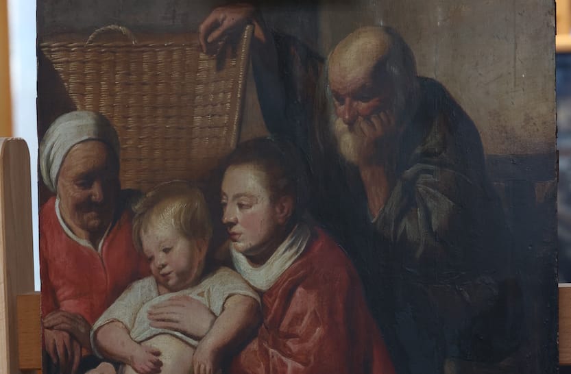 Hatvan évig lógott Brüsszelben egy falon, mire rájöttek, hogy barokk remekmű