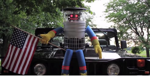 Vandálok verték szét a stoppoló robotot