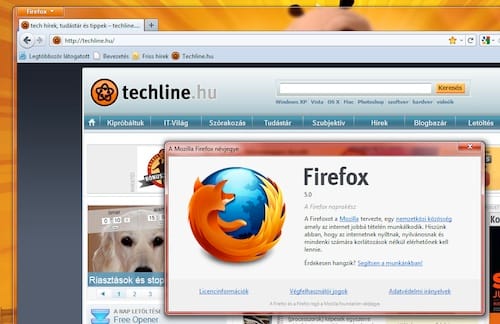 Már letölthető a végleges Firefox 5