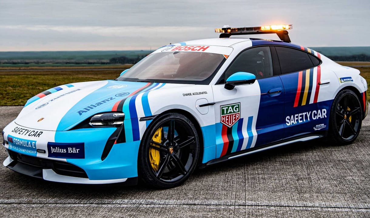 761 lóerős elektromos Porsche biztonsági autót mutattak be