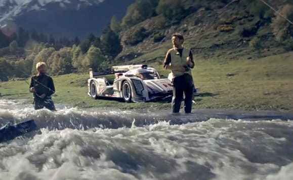 Videó: horgászni járnak, és kutyákat visznek az Audi Le Mans-győztes versenyautójával