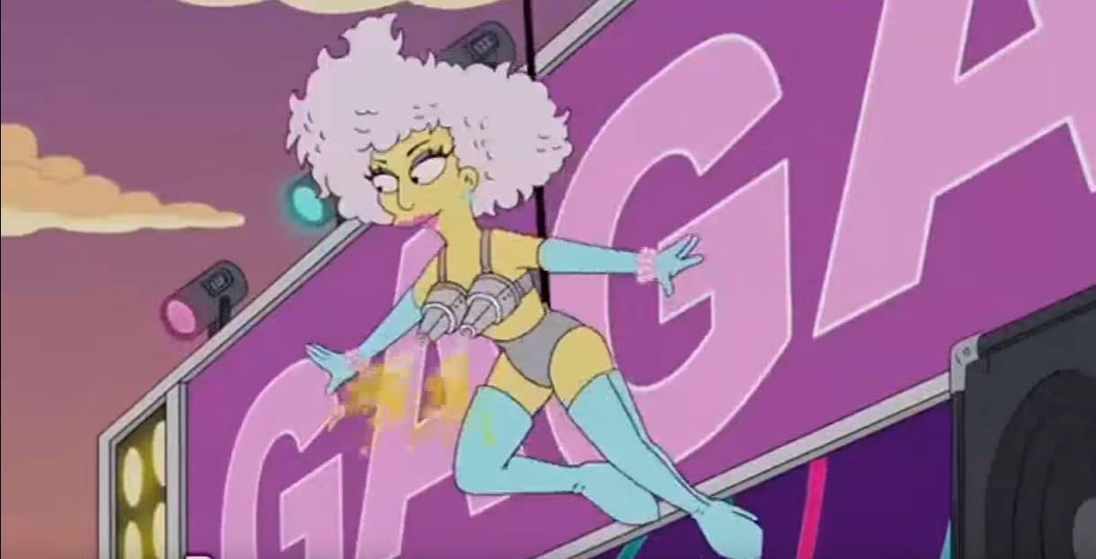 Őrület: a Simpsonsban Lady Gaga show-ját is előre megjósolták