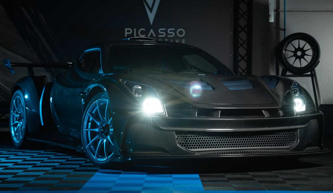 Szuperkönnyű, biturbó V6-os sportkocsi érkezett Picasso néven