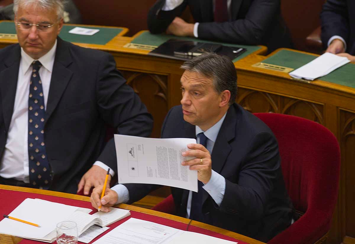 Orbán lemondta a napirend előtti felszólalást